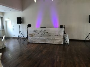 Technikaufbau - Hochzeit - Party | DJ TONY P